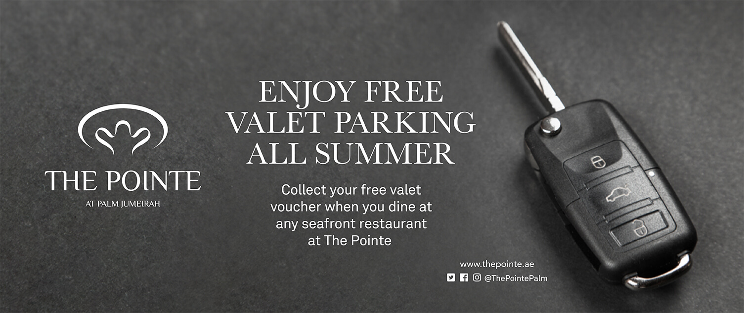 Enjoy Free Valet Parking All Summer at The Pointe